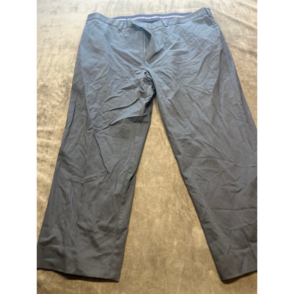 Roundtree & Yorke Travel Smart Gray Classic Fit Mens‎ Dress Pants 46x29